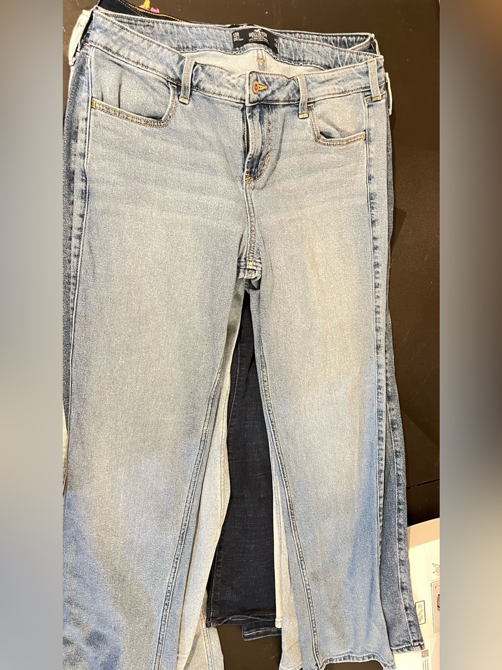 Hollister Light Blue Low-Rise Boyfriend Jeans